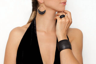 Avenue Chic - Women's Python Cuff - Large