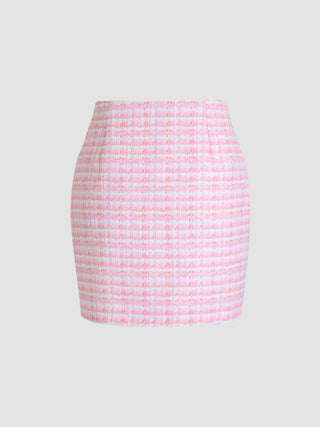 Cider - Women's Tweed Skirt Set