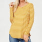 A.Gain - Long Sleeve V Neck Top