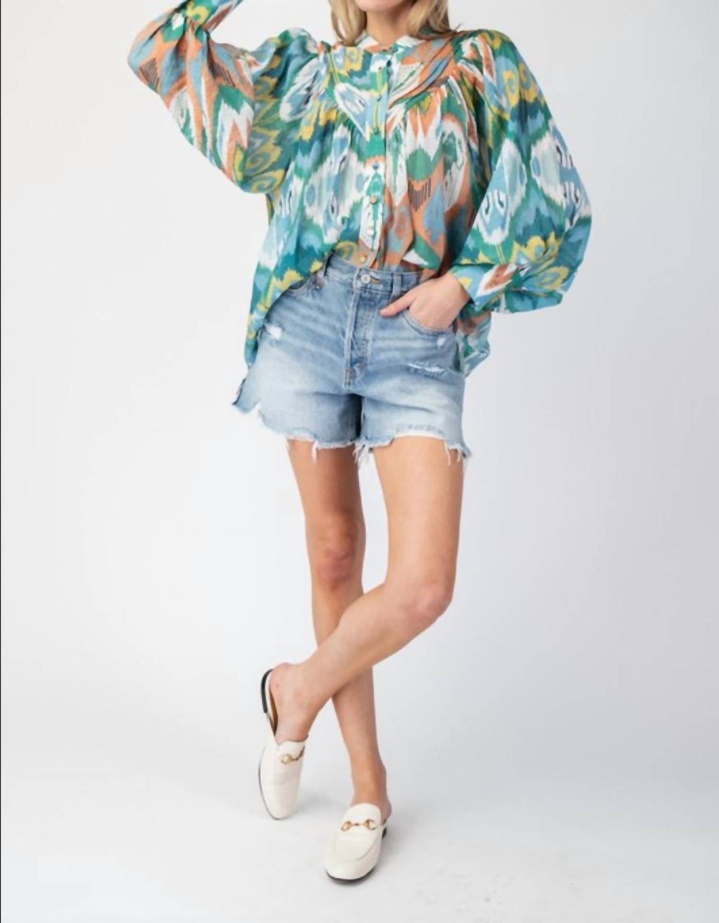 Ee:Some - Printed Blouse