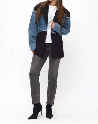 Coalition La - Blazer Joanne Denim Accent Statement