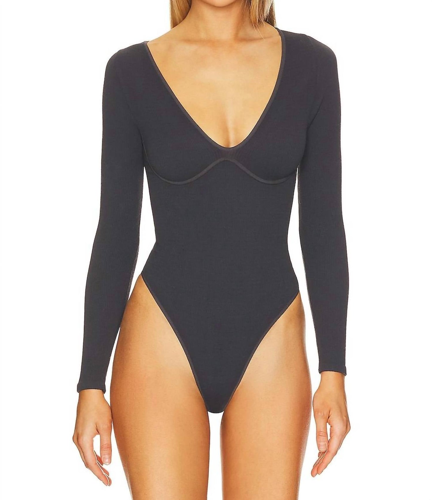 Free People - Meg Seamless V-neck Bodysuit