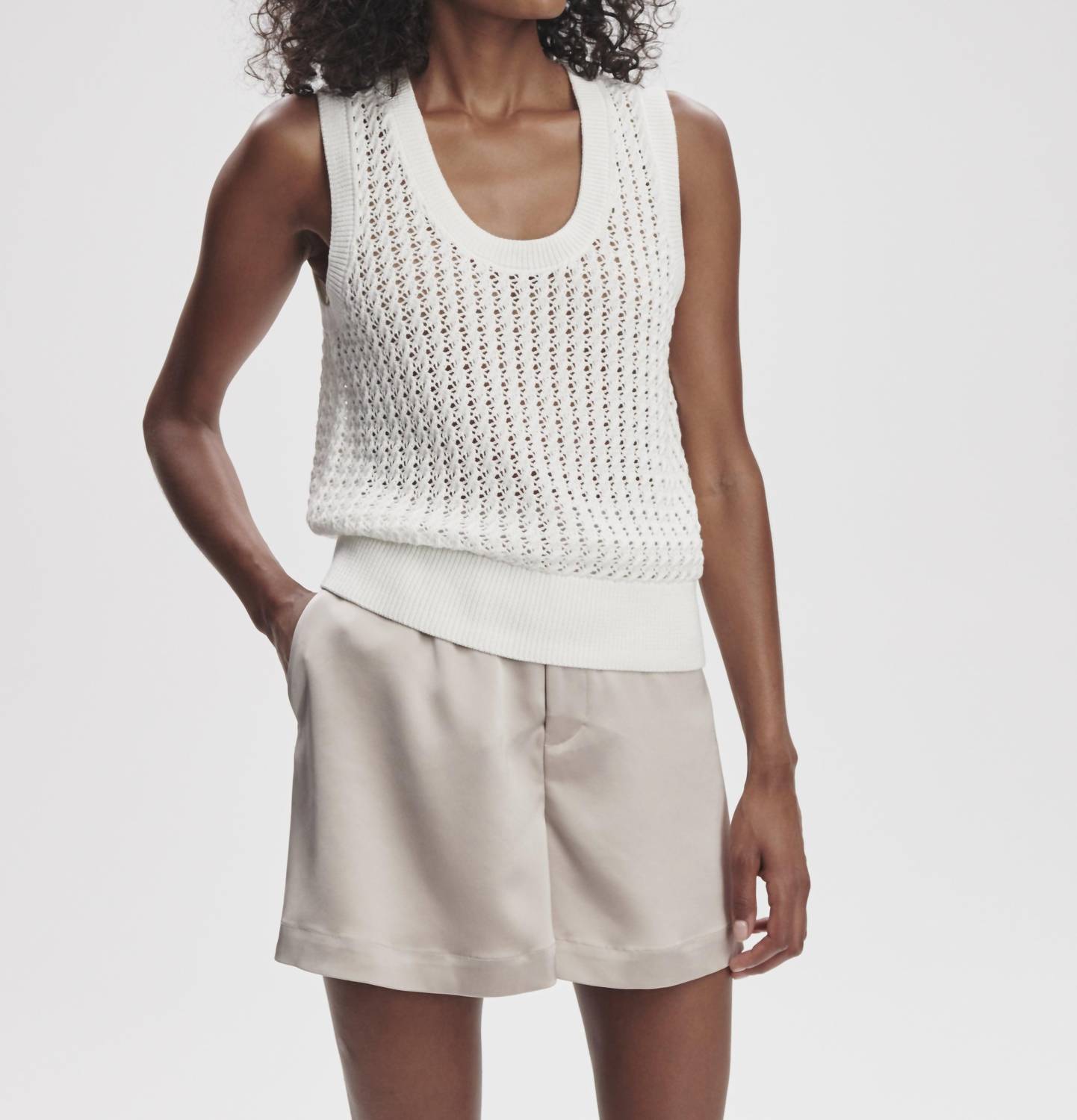 Varley - Ferns Open Knit Tank