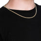 10k Yellow Gold Miami Cuban Semi Solid Chain (4.50 mm)