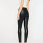Kancan - Cherry High Rise Faux Leather Super Skinny Jeans
