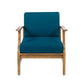 Perla Contemporary Club Chair with Water-Resistant Cushion