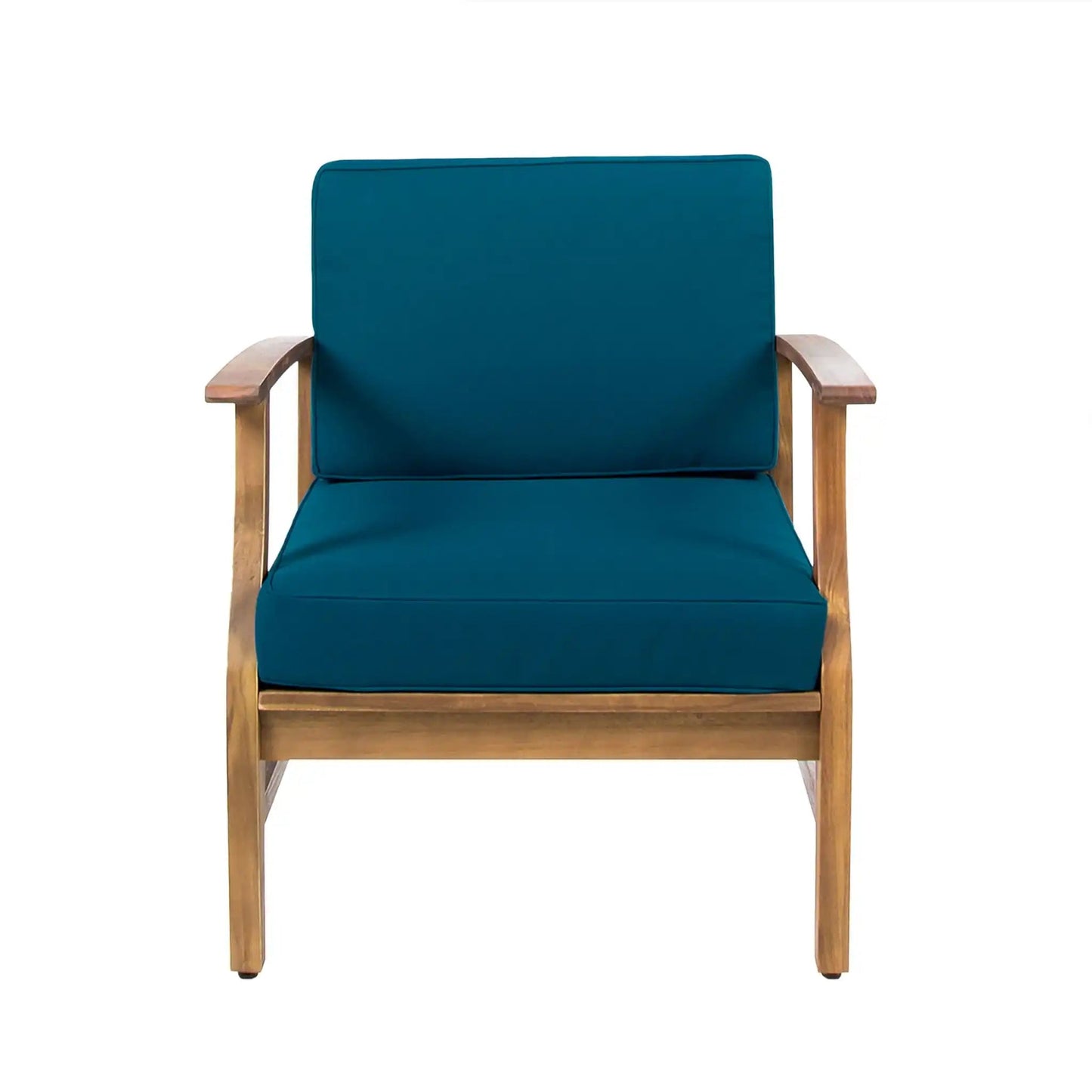 Perla Contemporary Club Chair with Water-Resistant Cushion