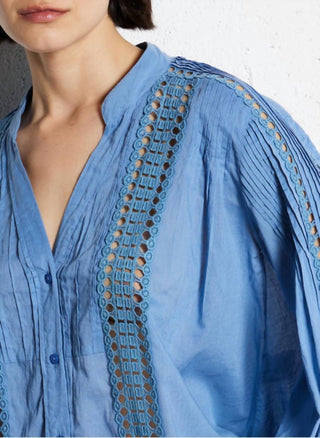 Berenice - Blusa Chemise Brodie Balão