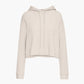 Atm - Women's Slub Jersey Waffle Boxy Hoodie