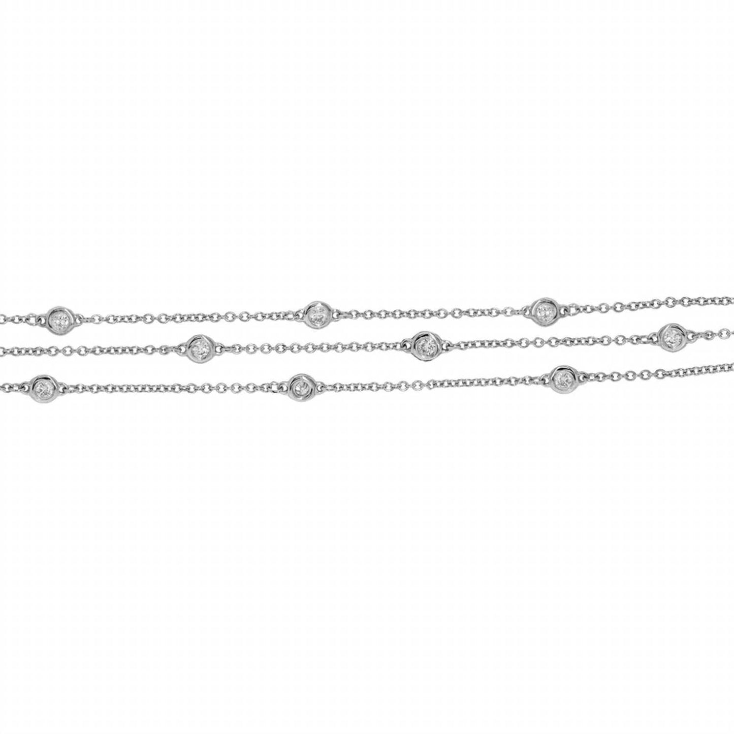 Diana M Jewels - 0.50cts Triple Chain Diamonds Bracelet