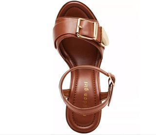 Madden Girl - Ankle Strap Buckled Wooden Platform Heels
