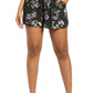 AFRM Lora Tie Waist Shorts, Size X-Small in Spring Noir Bouquet