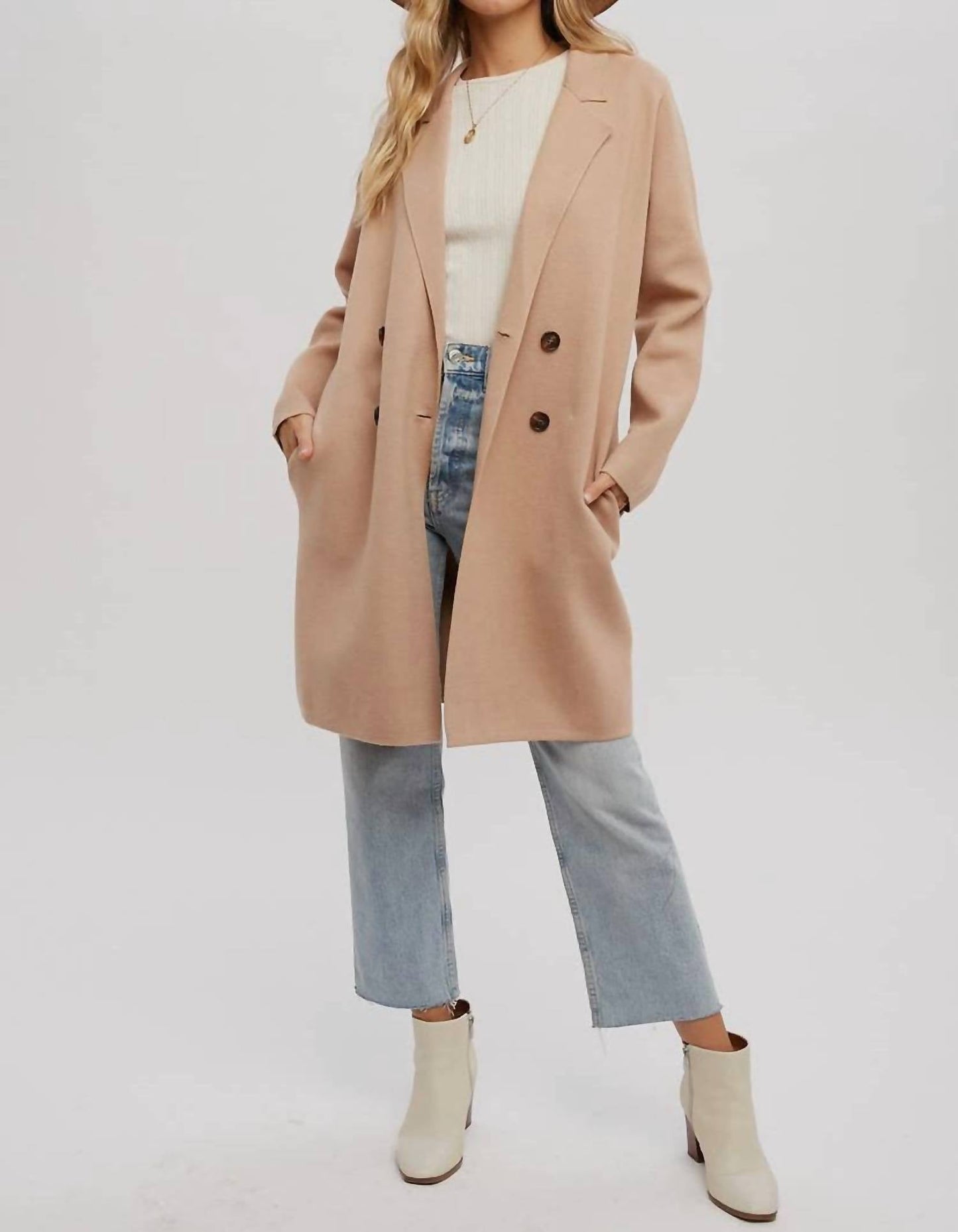 Bluivy - Classic Beige Coatigan