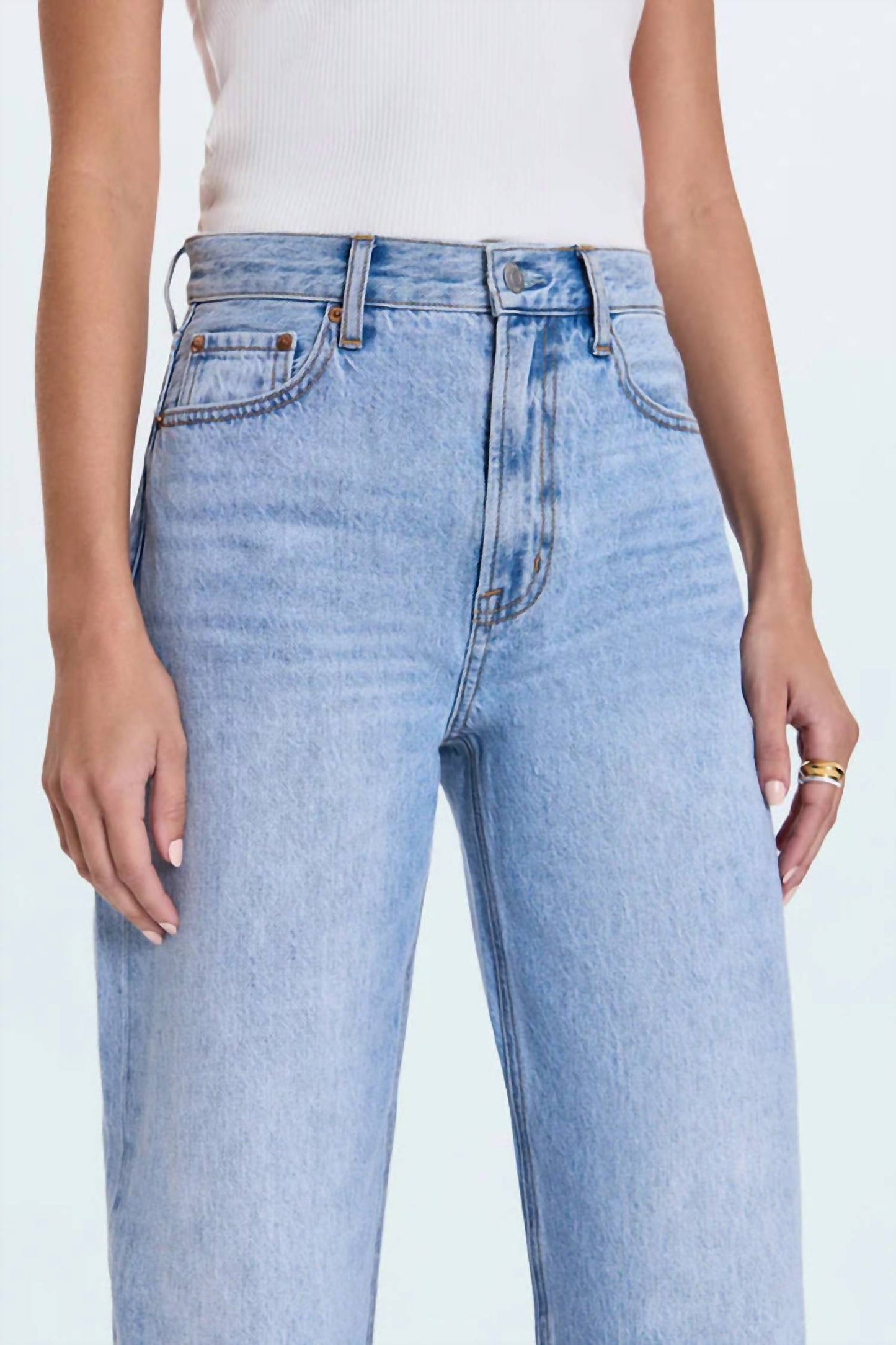 Pistola - Wes High Rise Barrel Jeans
