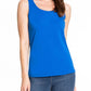 Multiples - Marine Double Scoop Neck Sleeveless Fitted Tank Top