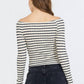 Vintage Havana - Fitted Off the Shoulder Top