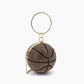 Like Dreams - Women's Dribble Rhinestone Basketball Clutch Bag