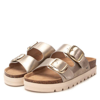 Xti - Sandálias femininas com fivela dupla