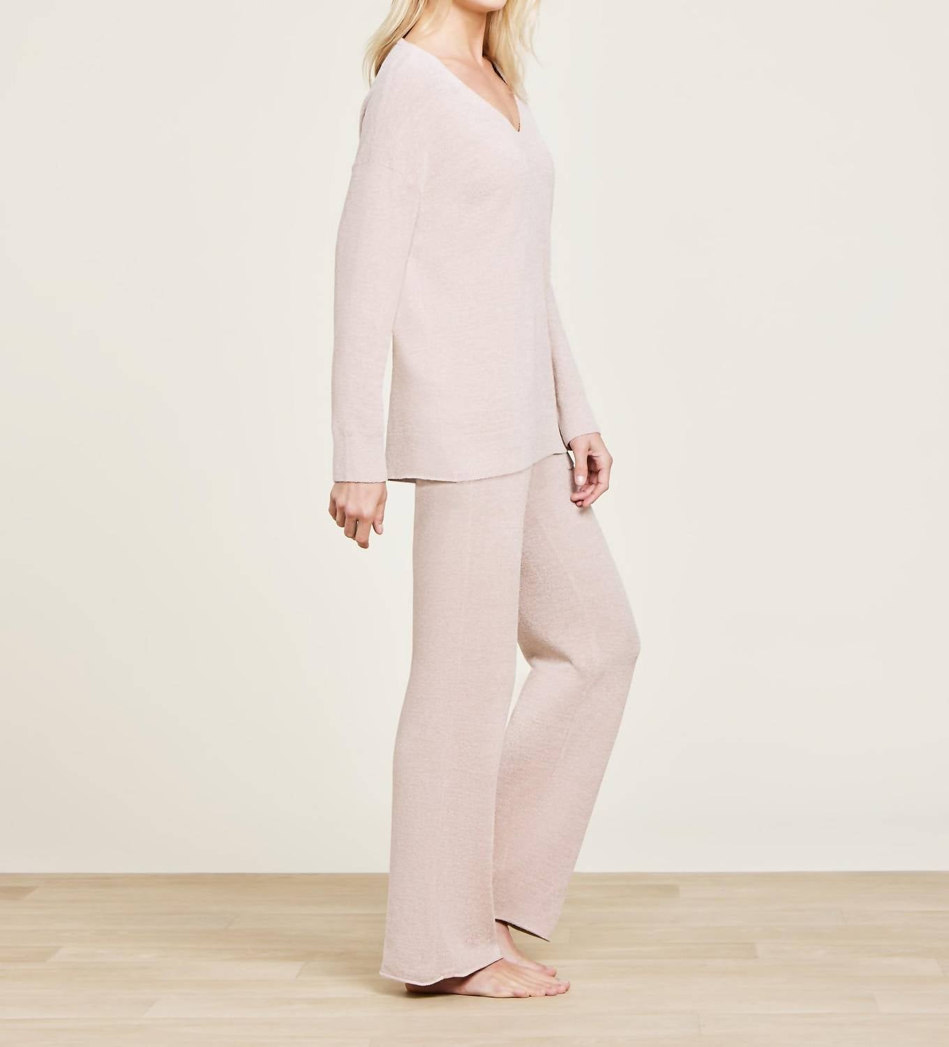 Barefoot Dreams - CozyChic Ultra Lite V-Neck Hi-Low Pullover Top