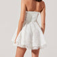 Astr - Deasia Strapless Eyelet Mini Dress
