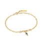 Ania Haie - Women's Sparkle Drop Pendant Chain Bracelets