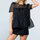Thml - Mesh Short Sleeve Top