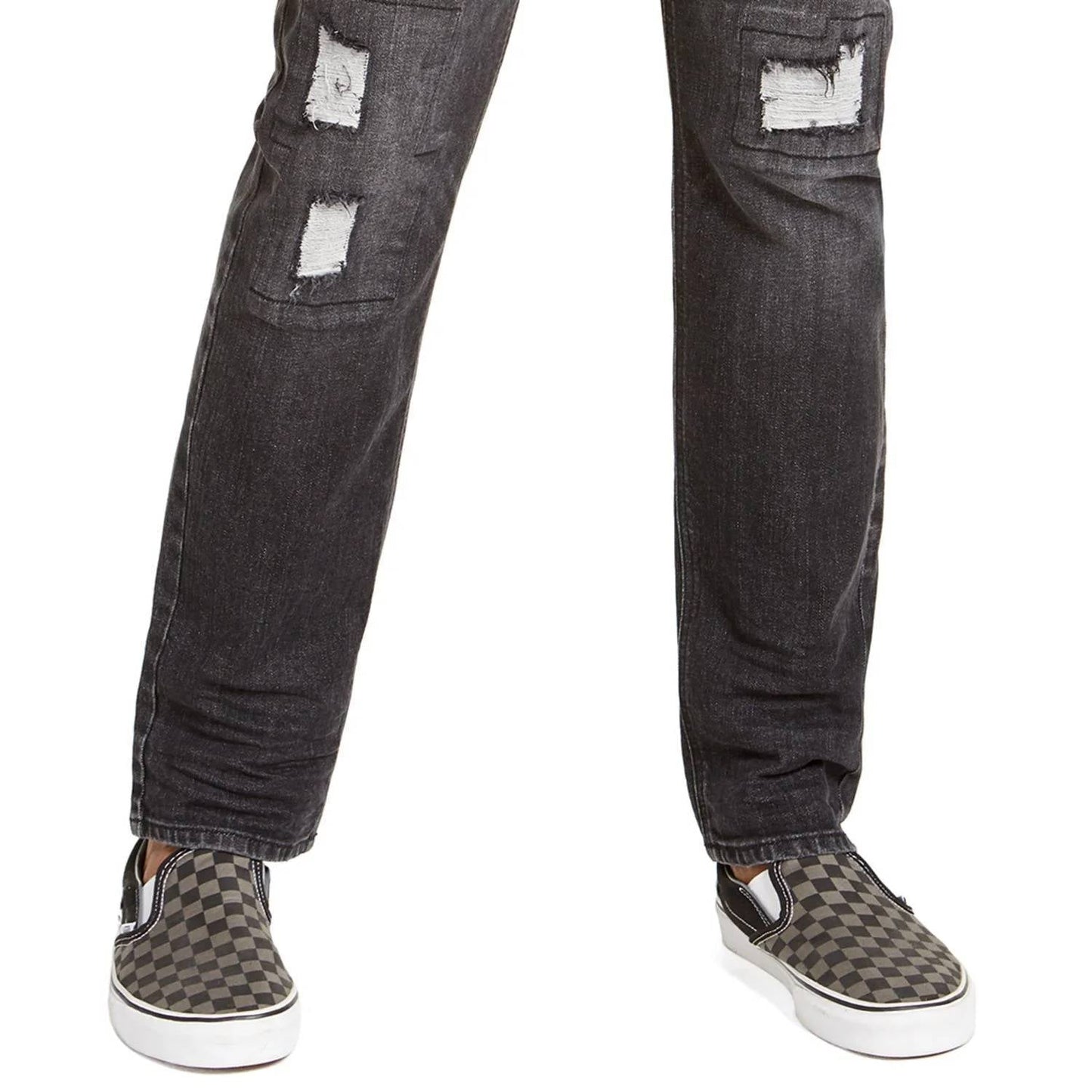 Sun + Stone - Men's Union Slim- Fit Distressed Jeans