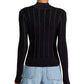 Steve Madden - Pamela Metallic Cable Knit Sweater