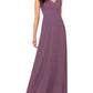 Sorella Vita - Classic V-Neckline Chiffon Bridesmaid Dress with Floor-Length Skirt