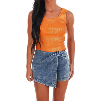 She + Sky - Be A Winner Metallic Top