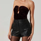 Astr - Sweetheart Velvet Top