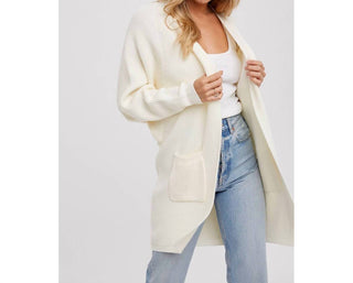 Bluivy - Batwing Sleeve Open Cardigan