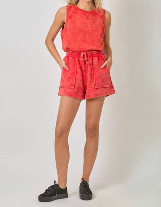 Mystree - Bowie Sleeveless Terry Top