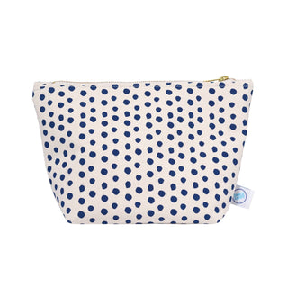 Dance Happy Designs - Bolsa de cosméticos feminina Tiny Dots