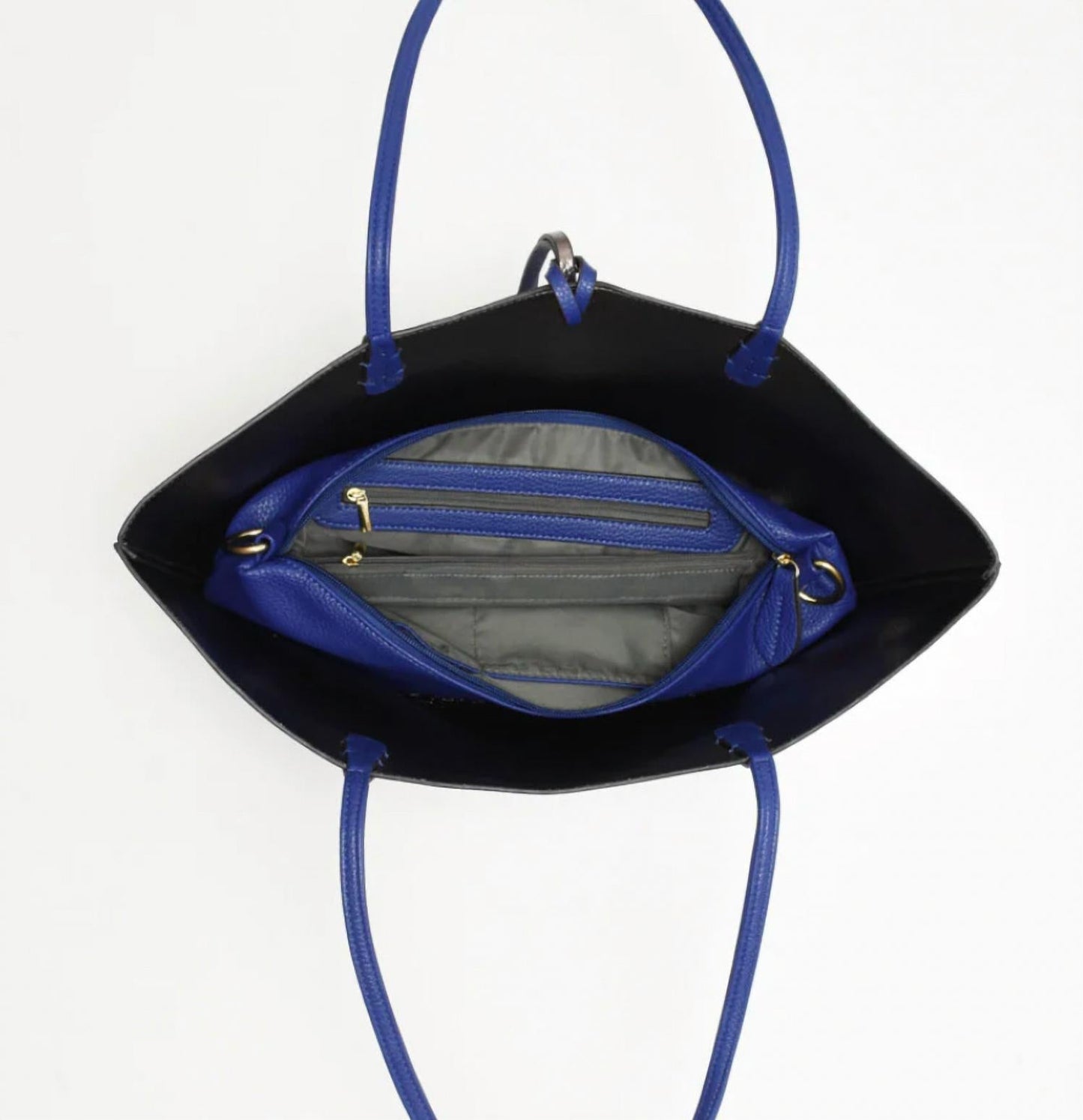 Remi/Reid - Women's Departure Reversible Tote With Crossbody Pouch Bag