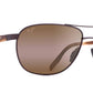 Maui Jim - Castles Polarized Aviator Sunglasses H728 - 01m