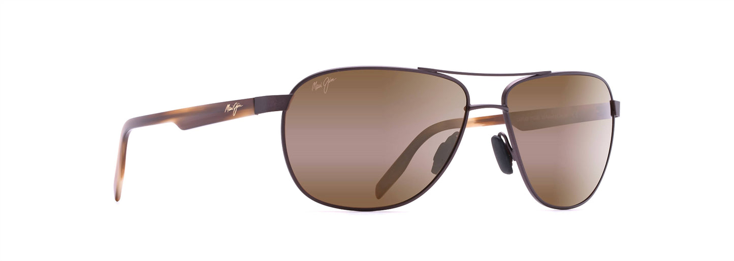 Maui Jim - Castles Polarized Aviator Sunglasses H728 - 01m