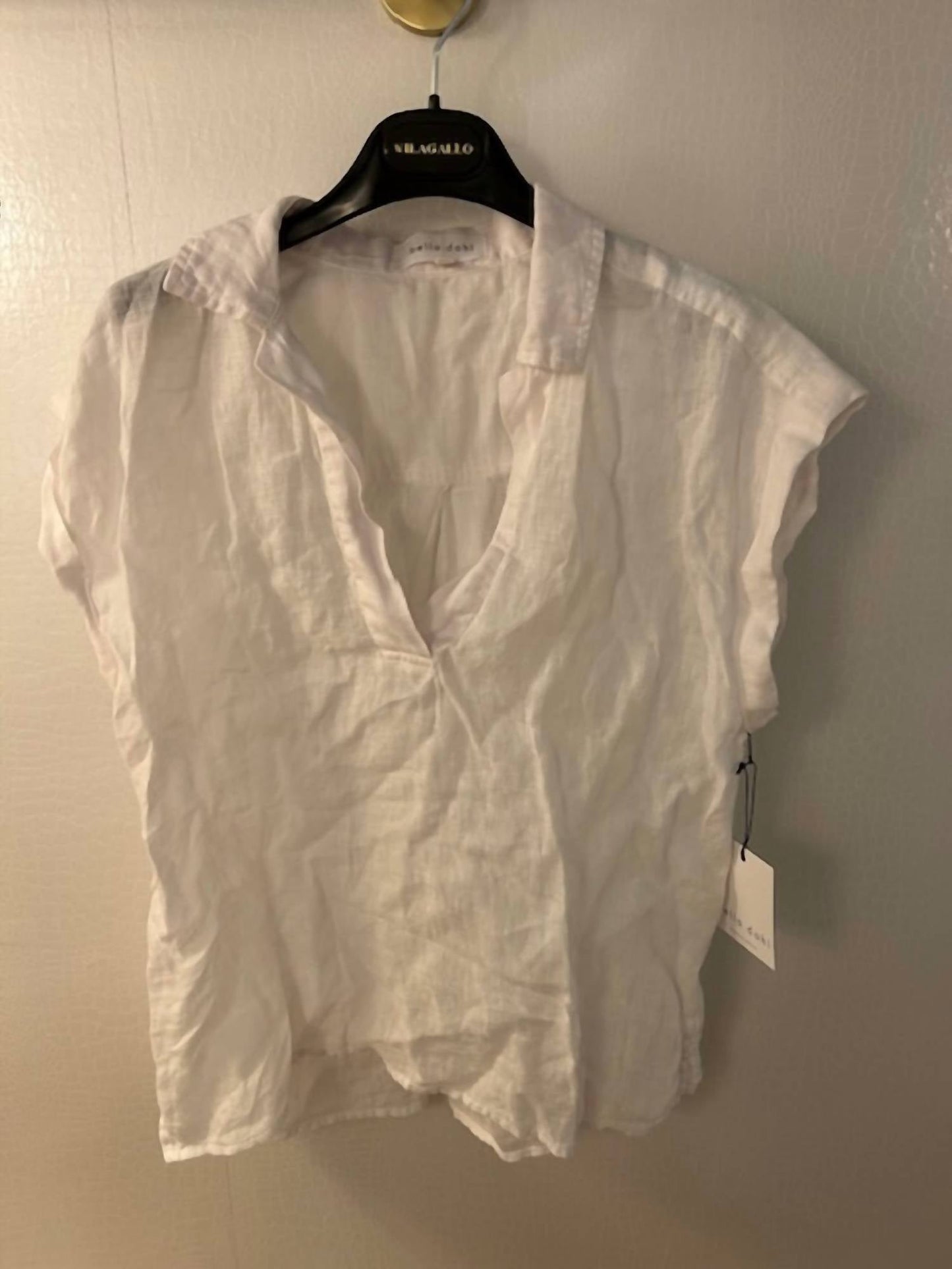 Bella Dahl - Women's Linen short sleeve pullover top
