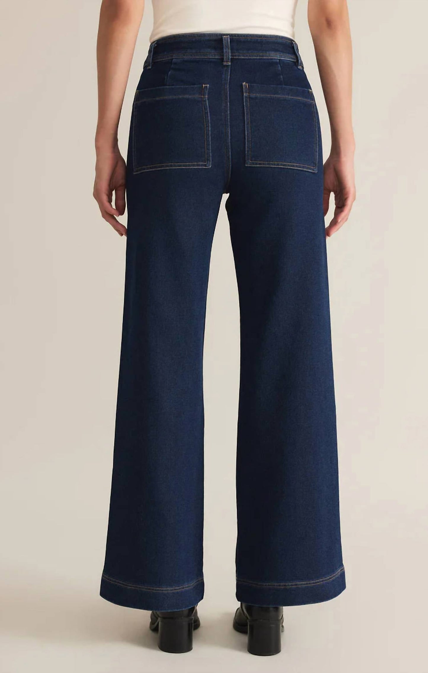 Z Supply - Women's Rilynn Wide Leg Denim Pant