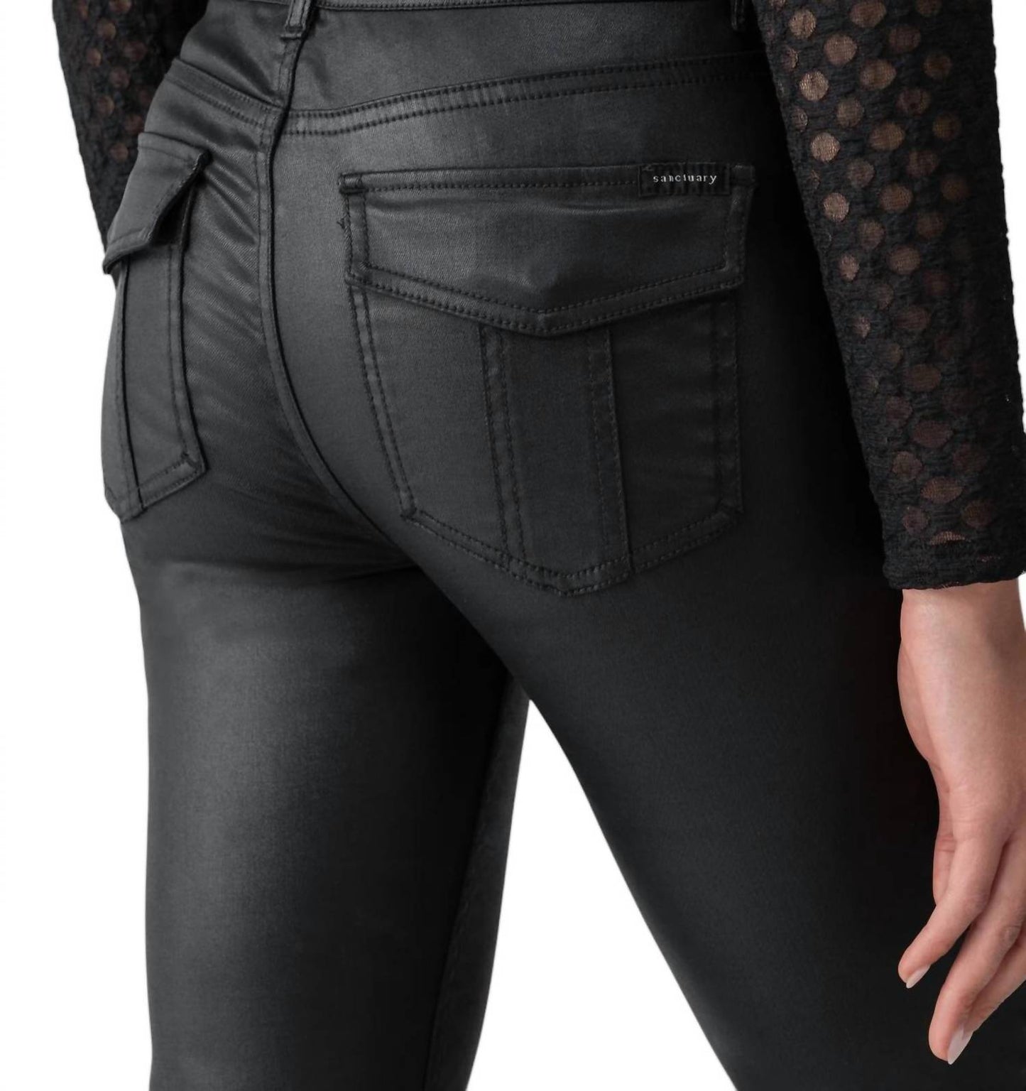 Sanctuary - Slick Hayden Standard Rise Bootcut Pants