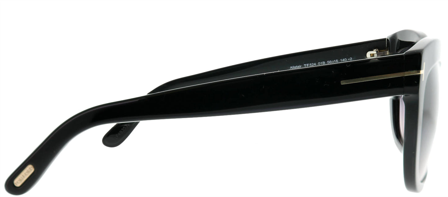 Tom Ford Sunglasses - Alistair Cat-Eye Plastic Sunglasses with Grey Gradient Lens