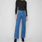 Charlie B - Wide Leg Corduroy Denim Pants
