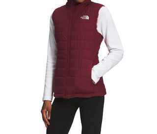 The North Face - Colete reversível com isolamento Mossbud para mulher