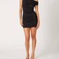 Cotton Candy - One Shoulder Mini Dress