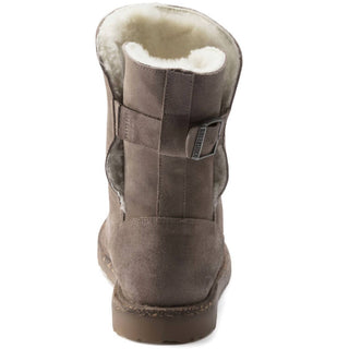 Birkenstock - Bota feminina de cano médio em pele de carneiro Uppsala