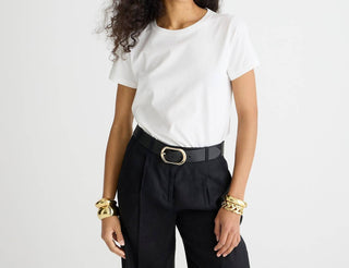 J.Crew - Camiseta Slim Fit de Algodão Pima