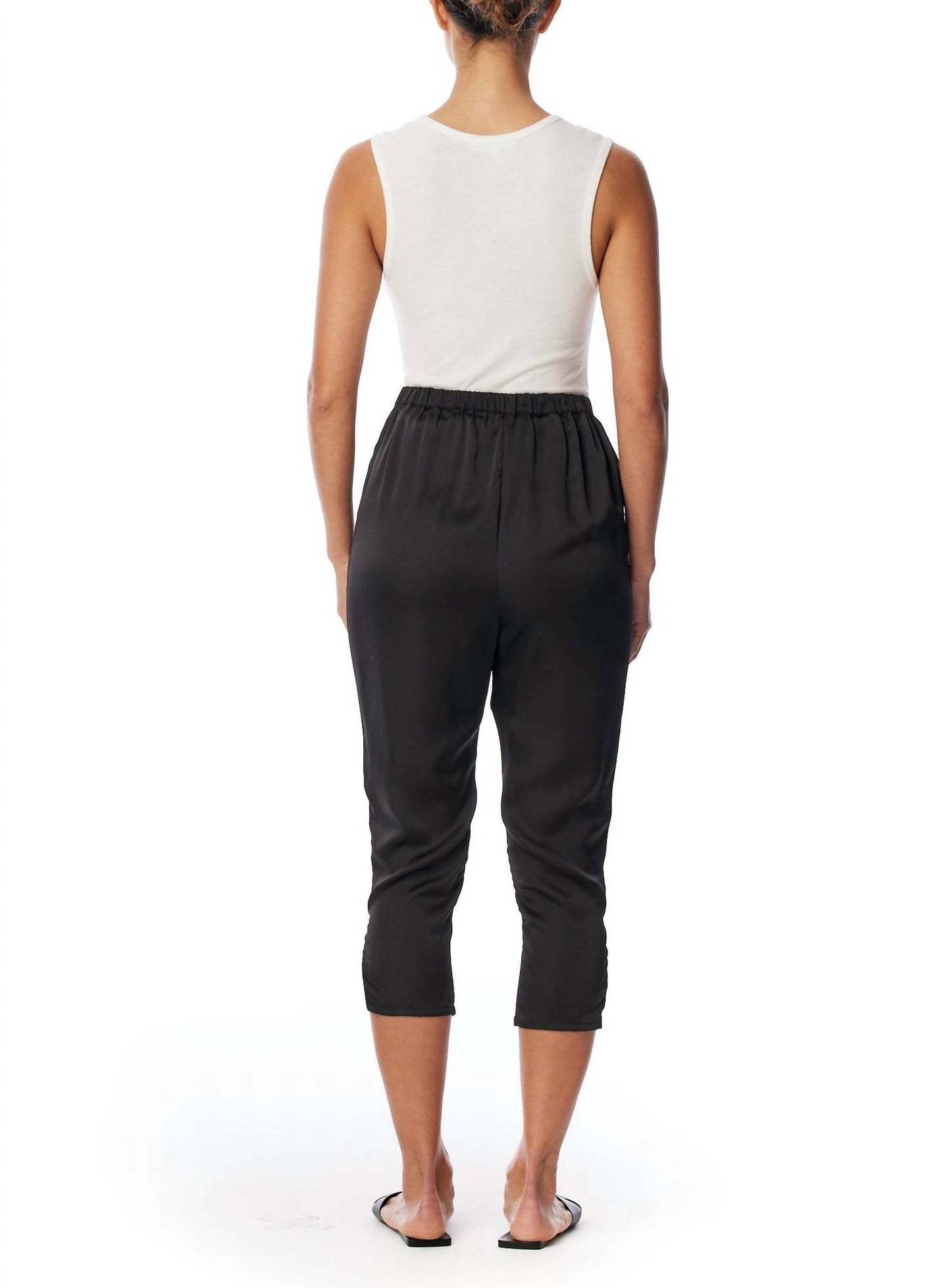 Lblc The Label - Brie Vegan Silk Pleated Pant