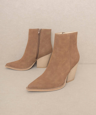 Oasis Society - Botas femininas Archie Western de cano curto