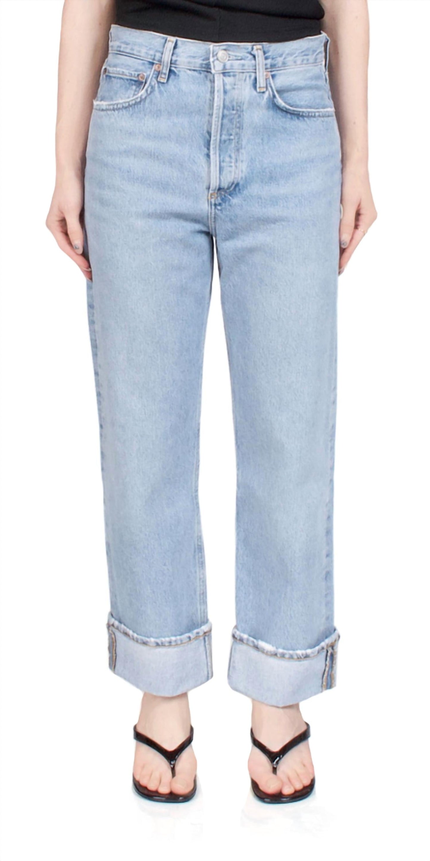 Agolde - Fran Low Slung Straight Jean