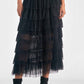 Elan - Tulle Layered Midi Skirt